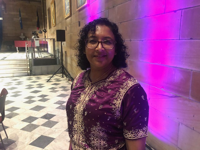 Pamela Naidoo-Ameglio at the #SmP2021 Gala Dinner in Sydney.