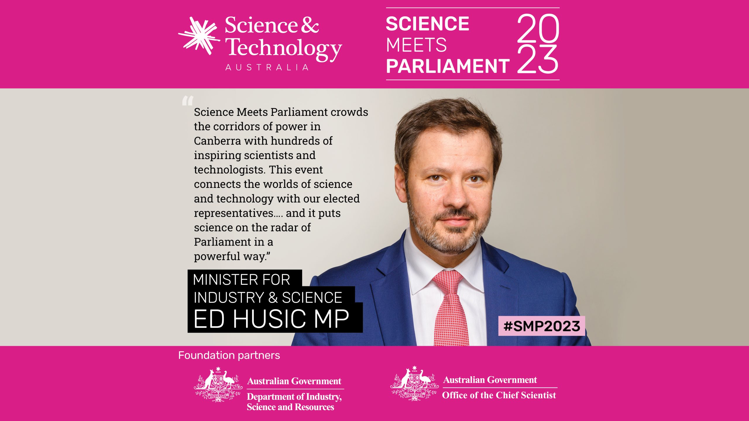 Ed Husic Science Meets Parliament 2023