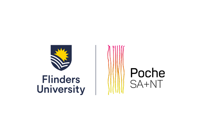 Flinders University Poche SA+NT logo